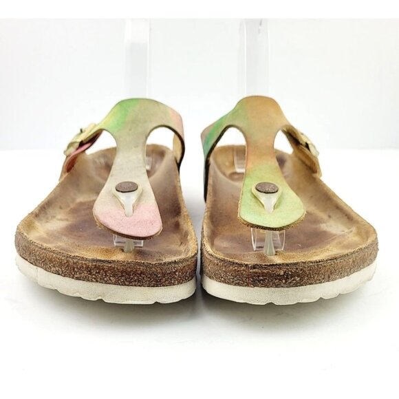 Birkenstock Gizeh Tie Dye Sandals - Size 39 / US‎ 8 - Picture 3 of 9